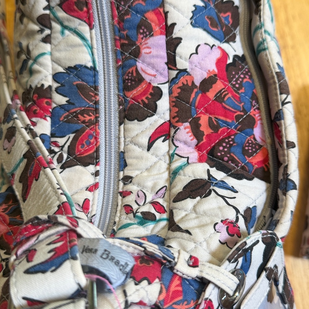 Vera Bradley Vineyard Floral Quilted On the Go Bag 4 Piece Set, Lunch Bunch .. - Picture 6 of 15